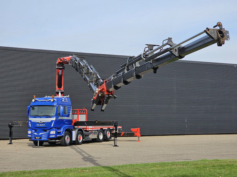 MAN TGS 35.500 8x4-6 / PALFINGER 92 t/m CRANE +JIB - Vrachtwagen met open laadbak: afbeelding 3 MAN TGS 35.500 8x4-6 / PALFINGER 92 t/m CRANE +JIB - Vrachtwagen met open laadbak: afbeelding 3