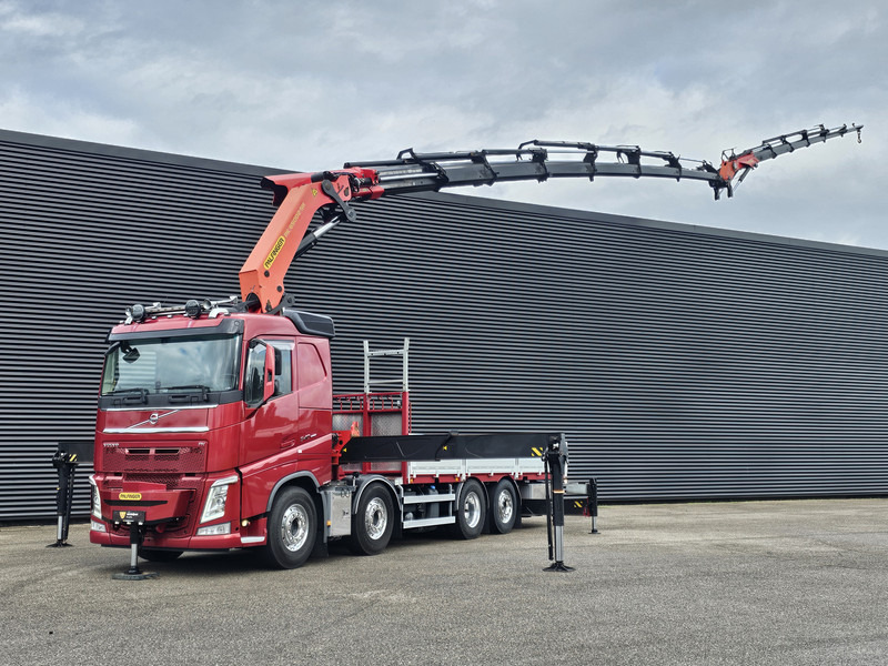 Volvo FH 540 8x2/6 / PALFINGER 65 t/m CRANE + JIB - Vrachtwagen met open laadbak, Kraanwagen: afbeelding 1 Volvo FH 540 8x2/6 / PALFINGER 65 t/m CRANE + JIB - Vrachtwagen met open laadbak, Kraanwagen: afbeelding 1