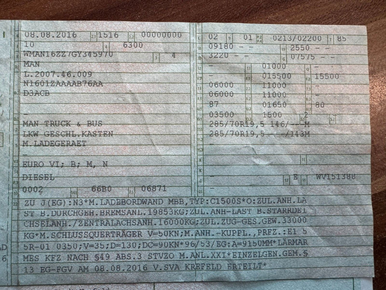 MAN 15.290 4X2 Koffer mit Hebebühne AHK - Bakwagen: afbeelding 2 MAN 15.290 4X2 Koffer mit Hebebühne AHK - Bakwagen: afbeelding 2