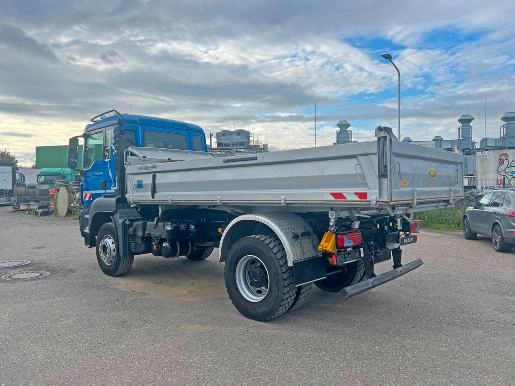 Kipper vrachtwagen MAN 18.430 4X2 Meiller 3. Seitenkipper Top Zustand: afbeelding 14