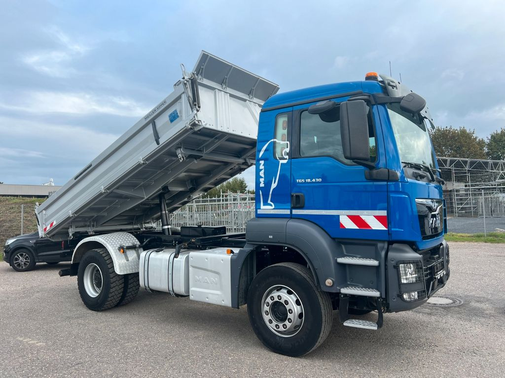 Kipper vrachtwagen MAN 18.430 4X2 Meiller 3. Seitenkipper Top Zustand: afbeelding 18