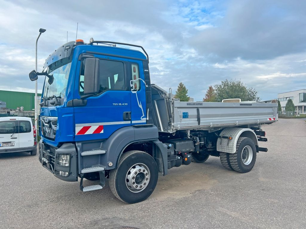 Kipper vrachtwagen MAN 18.430 4X2 Meiller 3. Seitenkipper Top Zustand: afbeelding 10