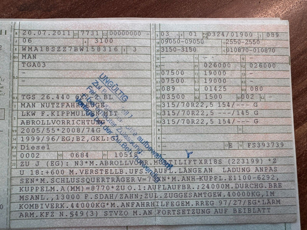 MAN 26.440 6X2 Multilift Abroller - Haakarmsysteem vrachtwagen: afbeelding 3 MAN 26.440 6X2 Multilift Abroller - Haakarmsysteem vrachtwagen: afbeelding 3