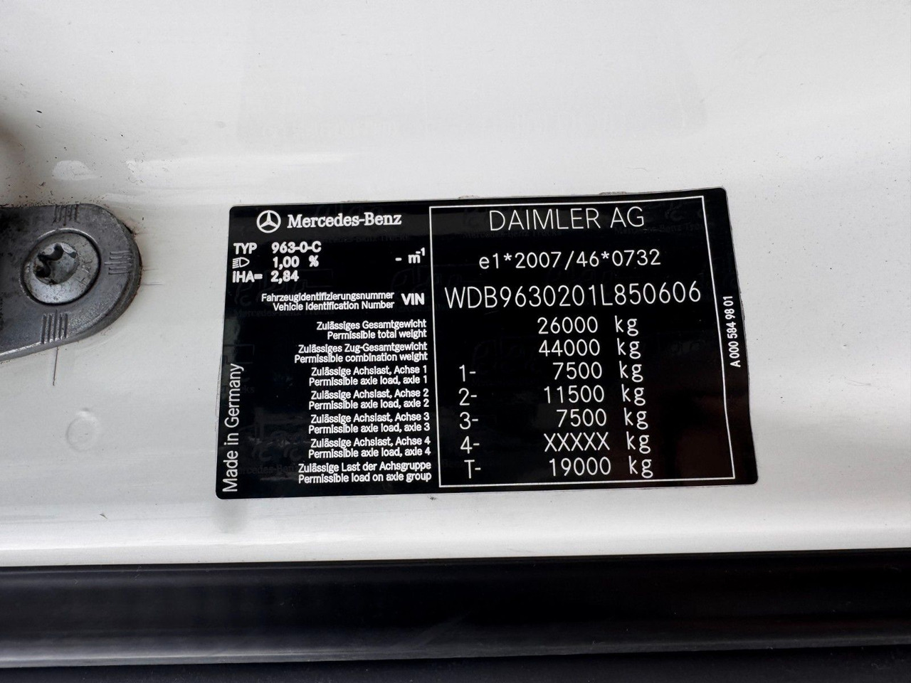 Mercedes-Benz 2536 ADR Valid & kipphydraulik für Gastank - Tankwagen: afbeelding 3 Mercedes-Benz 2536 ADR Valid & kipphydraulik für Gastank - Tankwagen: afbeelding 3