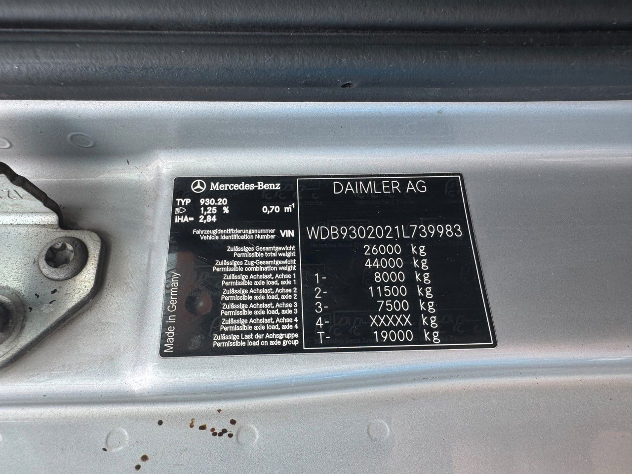 Mercedes-Benz 2541 6X2 Retarder VDL Absetzer guter Zustand - Kipper vrachtwagen: afbeelding 3 Mercedes-Benz 2541 6X2 Retarder VDL Absetzer guter Zustand - Kipper vrachtwagen: afbeelding 3