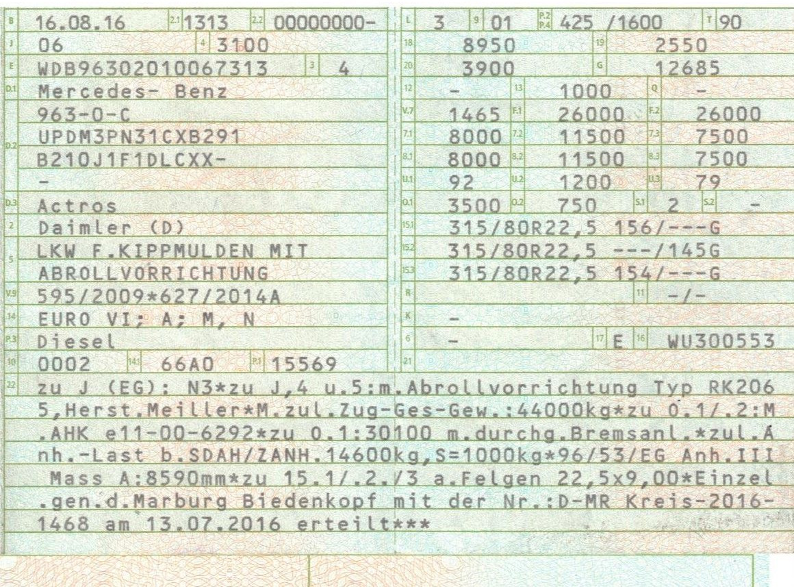 Mercedes-Benz 2558 6x2 Meiller RK 20.65 | Retarder | Klima - Haakarmsysteem vrachtwagen: afbeelding 2 Mercedes-Benz 2558 6x2 Meiller RK 20.65 | Retarder | Klima - Haakarmsysteem vrachtwagen: afbeelding 2