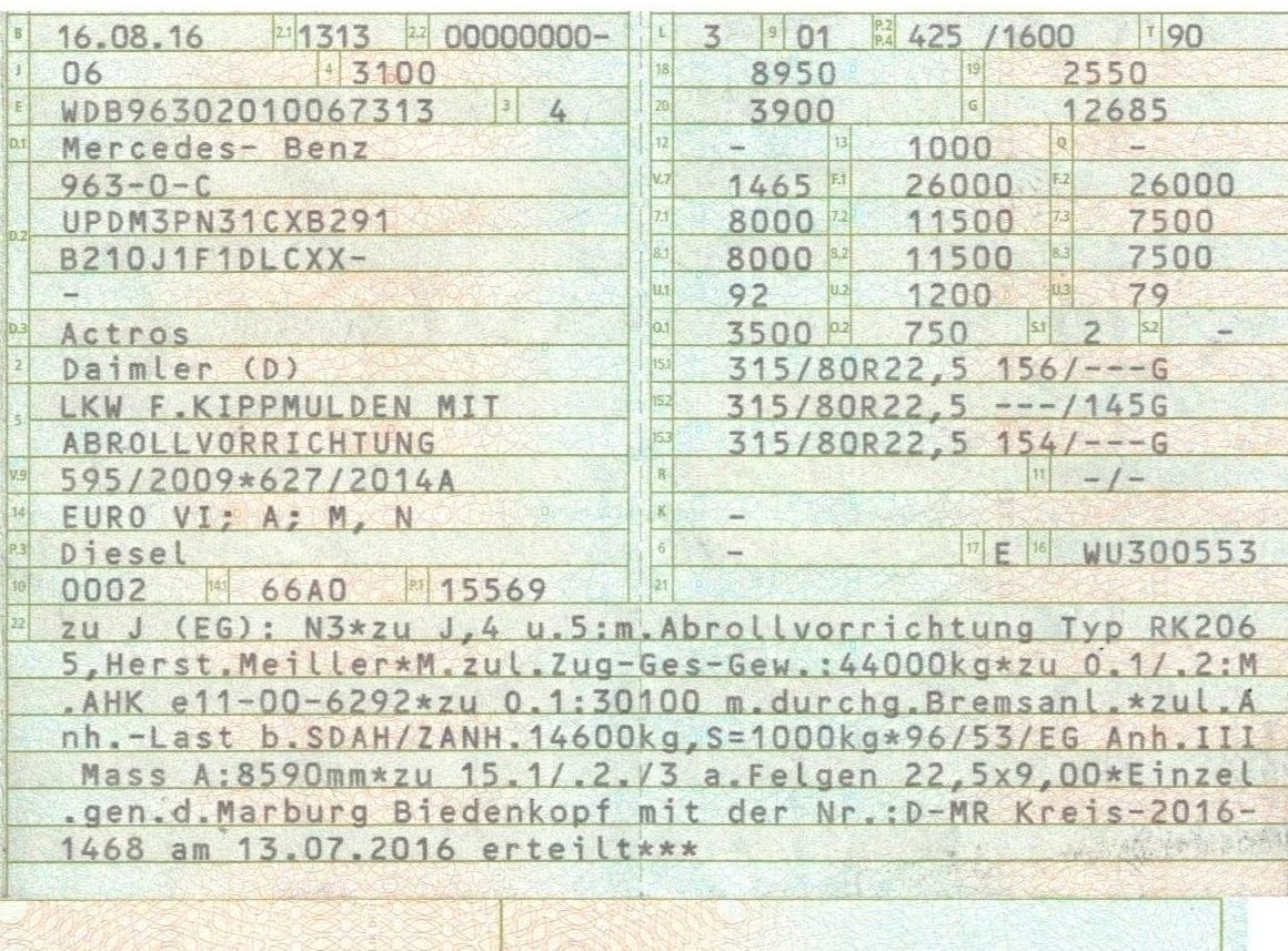 Mercedes-Benz 2558 6x2 Meiller RK 20.65 | Retarder | Klima - Haakarmsysteem vrachtwagen: afbeelding 2 Mercedes-Benz 2558 6x2 Meiller RK 20.65 | Retarder | Klima - Haakarmsysteem vrachtwagen: afbeelding 2