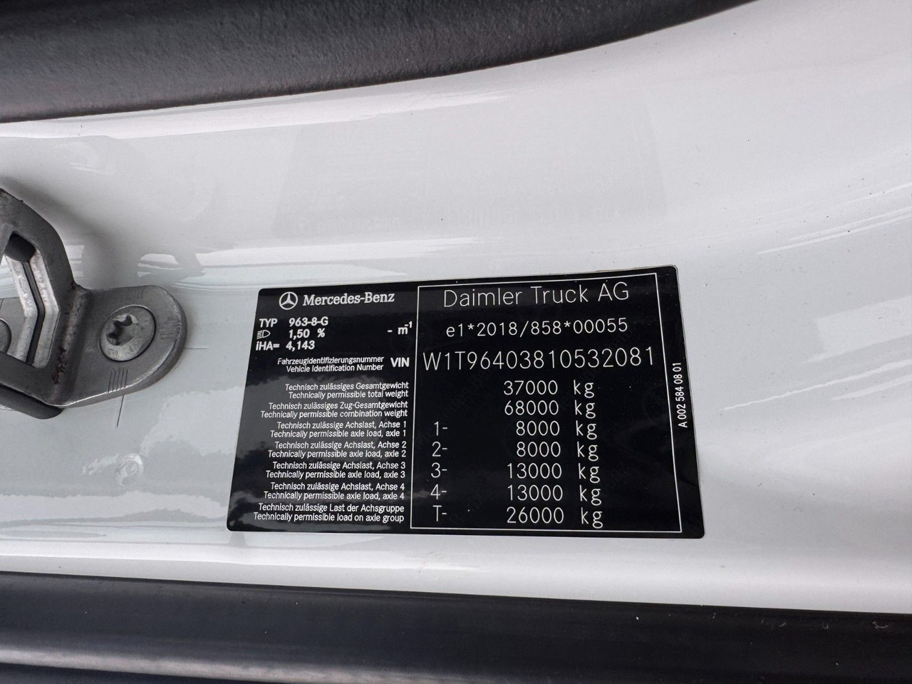 Mercedes-Benz 3748 8X4 Meiller Abroller mit Funk Top  Zustand - Haakarmsysteem vrachtwagen: afbeelding 3 Mercedes-Benz 3748 8X4 Meiller Abroller mit Funk Top  Zustand - Haakarmsysteem vrachtwagen: afbeelding 3
