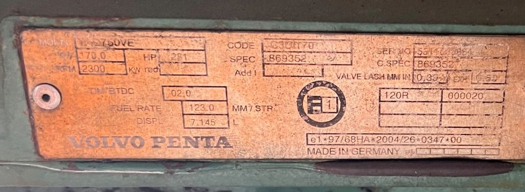 VOLVO PENTA & DANA SPICER Top Zustand VOLVO PENTA & DANA SPICER Top Zustand - Motor voor Vrachtwagen: afbeelding 2 VOLVO PENTA & DANA SPICER Top Zustand VOLVO PENTA & DANA SPICER Top Zustand - Motor voor Vrachtwagen: afbeelding 2