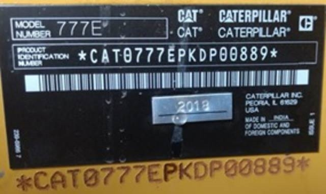 CAT 777E - Zelfrijdende kiepwagen: afbeelding 5 CAT 777E - Zelfrijdende kiepwagen: afbeelding 5
