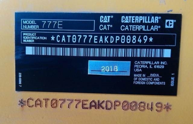 CAT 777E - Zelfrijdende kiepwagen: afbeelding 5 CAT 777E - Zelfrijdende kiepwagen: afbeelding 5