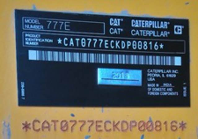 CAT 777E - Zelfrijdende kiepwagen: afbeelding 5 CAT 777E - Zelfrijdende kiepwagen: afbeelding 5