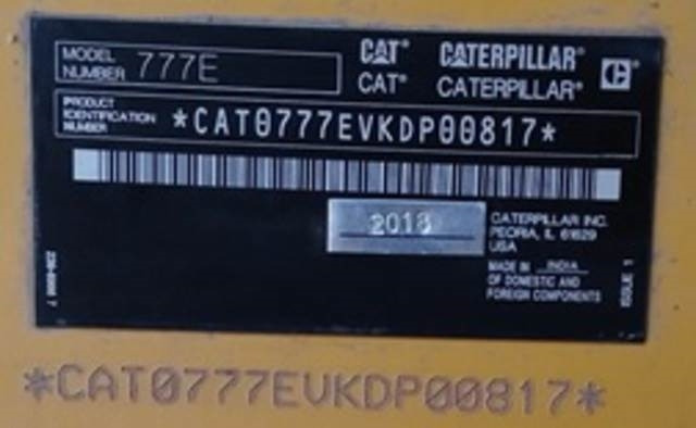 CAT 777E - Zelfrijdende kiepwagen: afbeelding 5 CAT 777E - Zelfrijdende kiepwagen: afbeelding 5