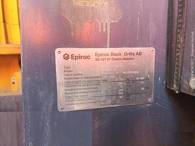 Epiroc Boomer XE3C - Mijnbouw machine: afbeelding 5 Epiroc Boomer XE3C - Mijnbouw machine: afbeelding 5
