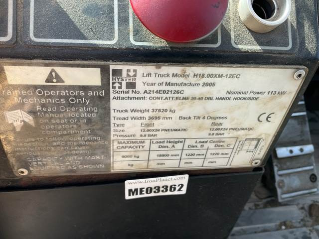 Hyster H18.00XM-12EC - Container heftruck: afbeelding 5 Hyster H18.00XM-12EC - Container heftruck: afbeelding 5