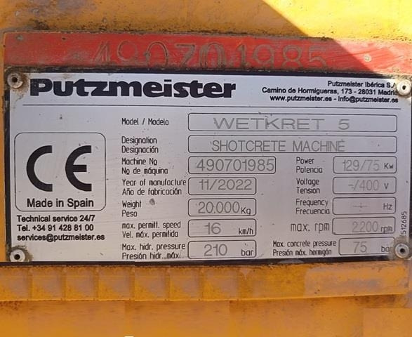 Putzmeister WETKRET5 - Betonpomp: afbeelding 5 Putzmeister WETKRET5 - Betonpomp: afbeelding 5