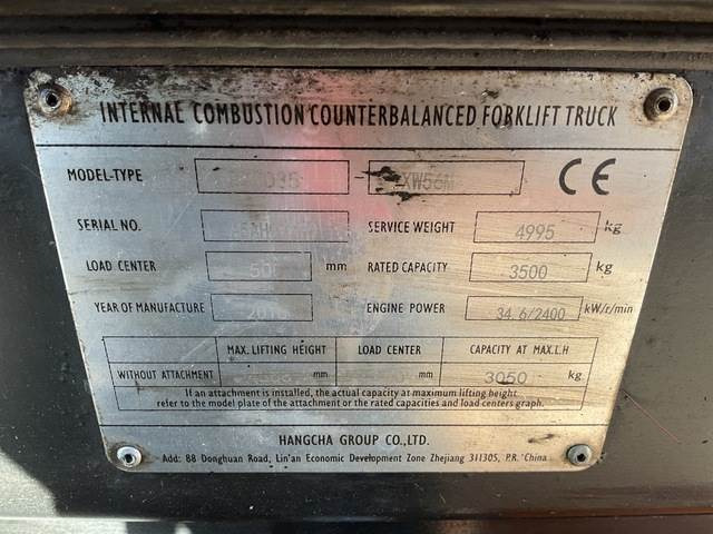 Hangcha XF35D - Diesel heftruck: afbeelding 5 Hangcha XF35D - Diesel heftruck: afbeelding 5