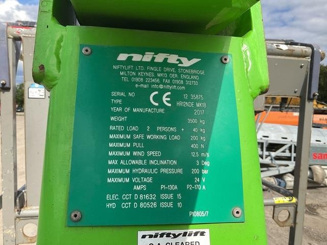 Niftylift HR12NDE - Knikarmhoogwerker: afbeelding 5 Niftylift HR12NDE - Knikarmhoogwerker: afbeelding 5