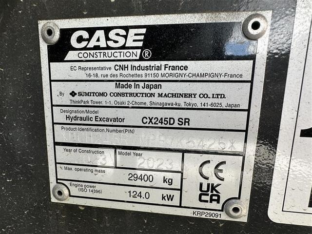 CASE CX245DSR - Rupsgraafmachine: afbeelding 5 CASE CX245DSR - Rupsgraafmachine: afbeelding 5