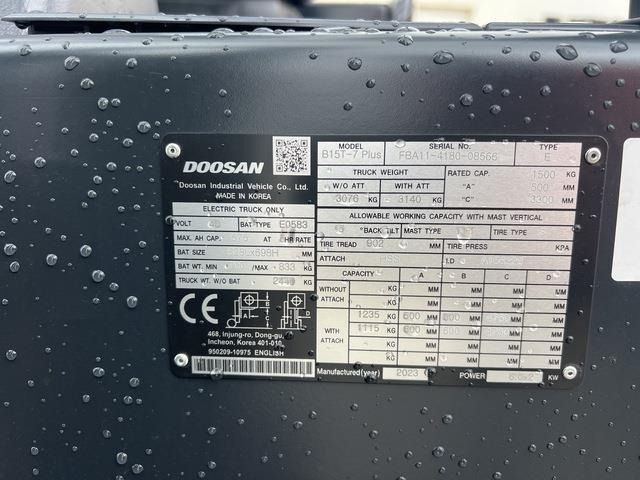 Doosan B15T-7 PLUS - Elektrische heftruck: afbeelding 5 Doosan B15T-7 PLUS - Elektrische heftruck: afbeelding 5