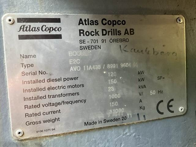 Atlas Copco E2C - Mijnbouw machine: afbeelding 5 Atlas Copco E2C - Mijnbouw machine: afbeelding 5