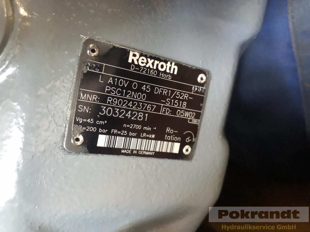Rexroth A10VO60DFR1-52R-PSC12K04-S1517 + A10VO45DFR1-52R-PSC12N00-S1518 - Hydraulische pomp: afbeelding 2 Rexroth A10VO60DFR1-52R-PSC12K04-S1517 + A10VO45DFR1-52R-PSC12N00-S1518 - Hydraulische pomp: afbeelding 2