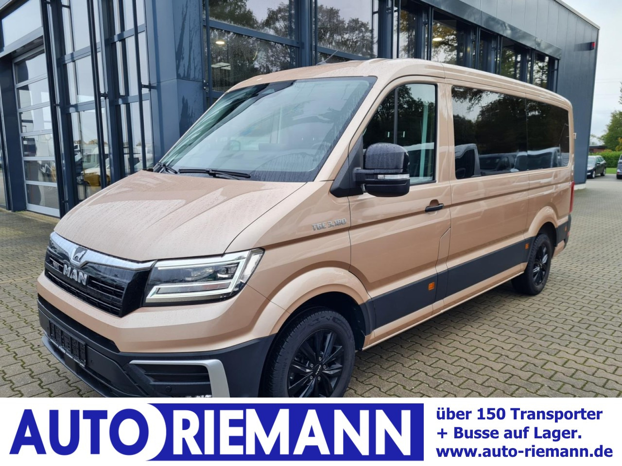Man TGE 3.180 TDi Kombi 9 Sitze ALU KAMERA LED LEDER Sonderumbau - Bestelwagen met dubbele cabine: afbeelding 1 Man TGE 3.180 TDi Kombi 9 Sitze ALU KAMERA LED LEDER Sonderumbau - Bestelwagen met dubbele cabine: afbeelding 1