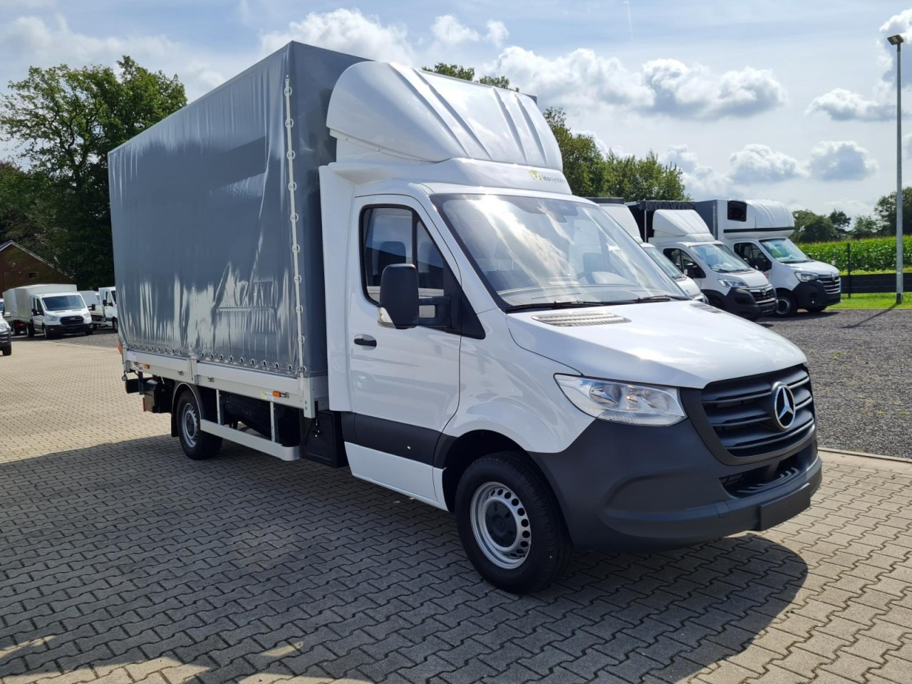 Mercedes-Benz Sprinter 315 RWD Pritsche Schiebe Plane LBW KLIMA TEMPOMAT - Huifzeil bedrijfswagen: afbeelding 4 Mercedes-Benz Sprinter 315 RWD Pritsche Schiebe Plane LBW KLIMA TEMPOMAT - Huifzeil bedrijfswagen: afbeelding 4