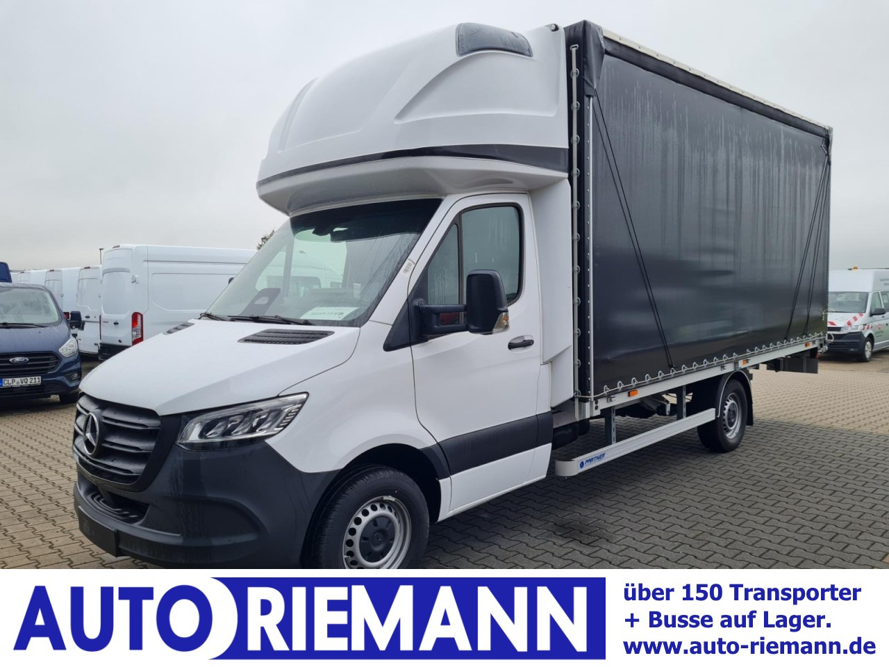 Mercedes-Benz Sprinter 317 AG Schiebe Plane Schlafkab 10 Pal AHK - Huifzeil bedrijfswagen: afbeelding 1 Mercedes-Benz Sprinter 317 AG Schiebe Plane Schlafkab 10 Pal AHK - Huifzeil bedrijfswagen: afbeelding 1