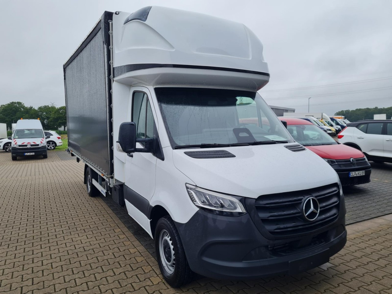 Mercedes-Benz Sprinter 317 AG Schiebe Plane Schlafkab 10 Pal AHK - Huifzeil bedrijfswagen: afbeelding 2 Mercedes-Benz Sprinter 317 AG Schiebe Plane Schlafkab 10 Pal AHK - Huifzeil bedrijfswagen: afbeelding 2