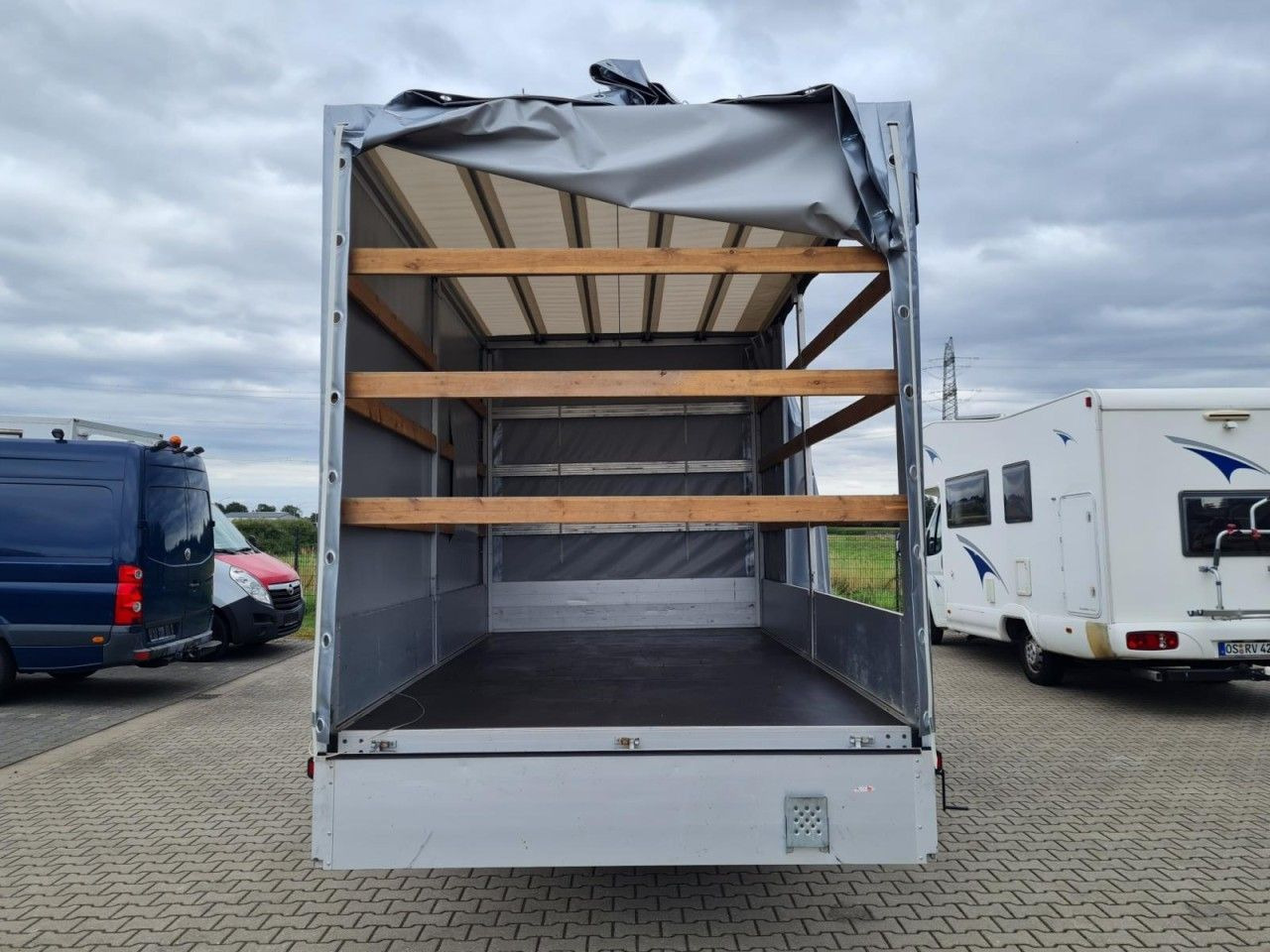 Huifzeil bedrijfswagen Renault Master 3,5t Pritsche Plane Schlafkab. dCi 165 KL: afbeelding 7