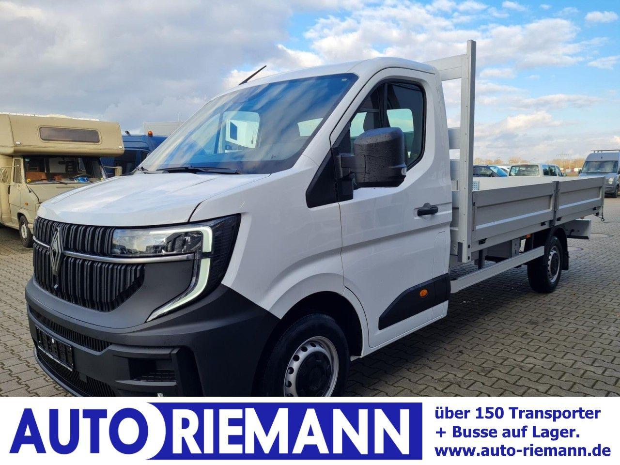 Renault Master New 35 Pritsche lang KLIMA KOMFORT TEMPOM - Bestelwagen met open laadbak: afbeelding 1 Renault Master New 35 Pritsche lang KLIMA KOMFORT TEMPOM - Bestelwagen met open laadbak: afbeelding 1