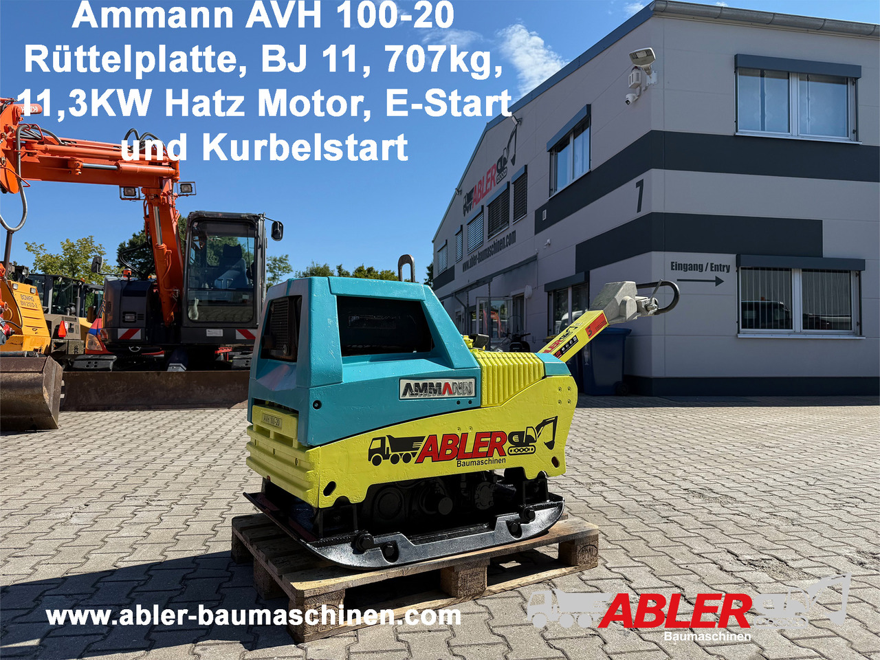 Ammann AVH 100-20 Rüttelplatte E-Start - Trilplaat: afbeelding 1 Ammann AVH 100-20 Rüttelplatte E-Start - Trilplaat: afbeelding 1
