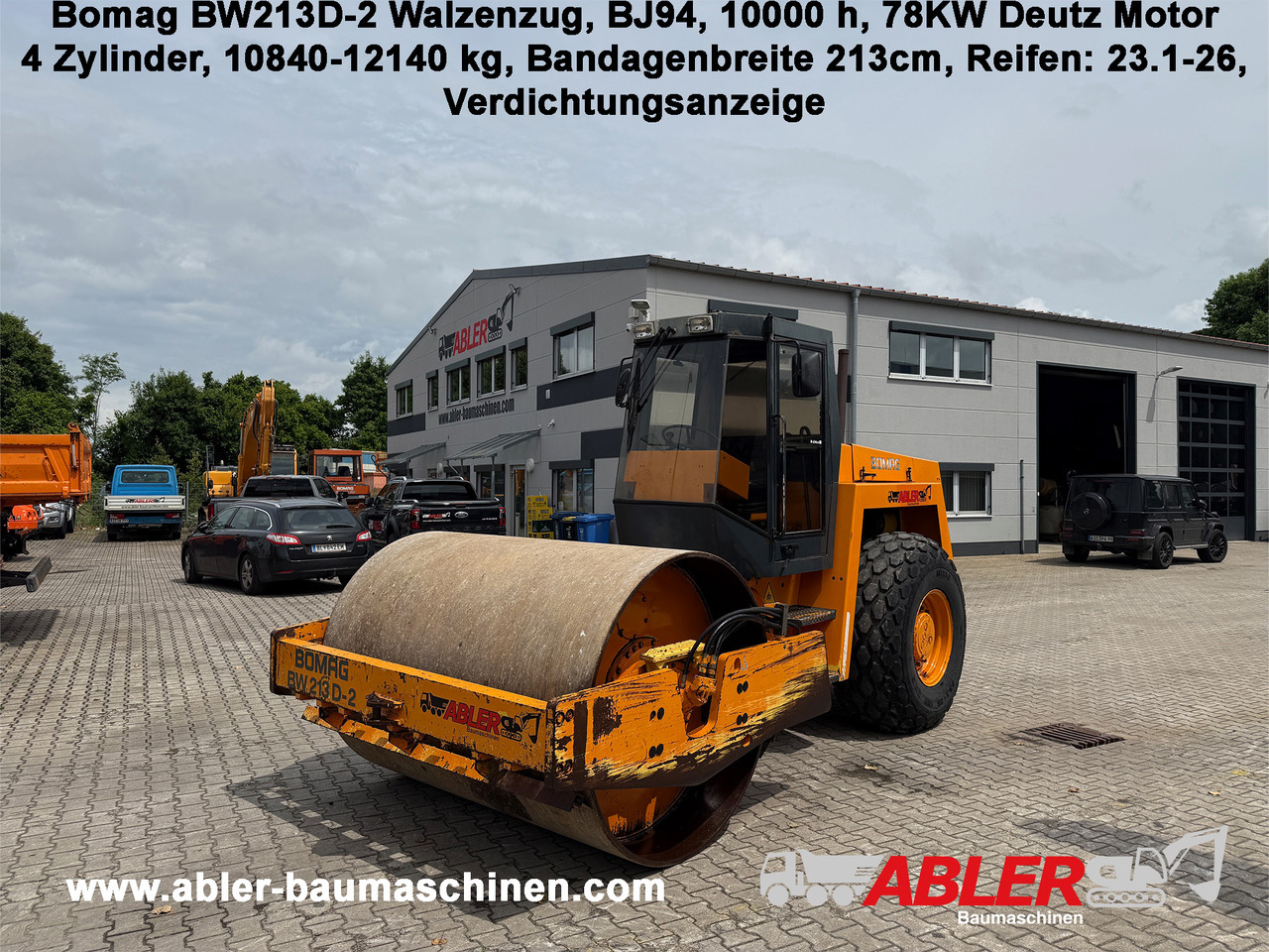 Bomag BW 213D-2 Walzenzug - Schapenpootwals/ Grondverdichter: afbeelding 1 Bomag BW 213D-2 Walzenzug - Schapenpootwals/ Grondverdichter: afbeelding 1