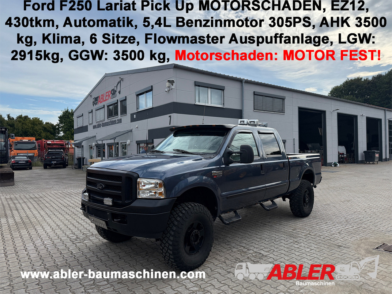 Ford F250 Lariat Pickup Motorschaden - Pick-up: afbeelding 1 Ford F250 Lariat Pickup Motorschaden - Pick-up: afbeelding 1