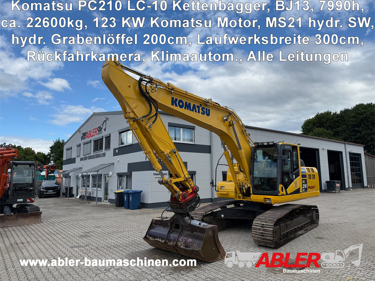 Komatsu PC210 LC-10 Kettenbagger MS21 Kamera - Graafmachine: afbeelding 1 Komatsu PC210 LC-10 Kettenbagger MS21 Kamera - Graafmachine: afbeelding 1