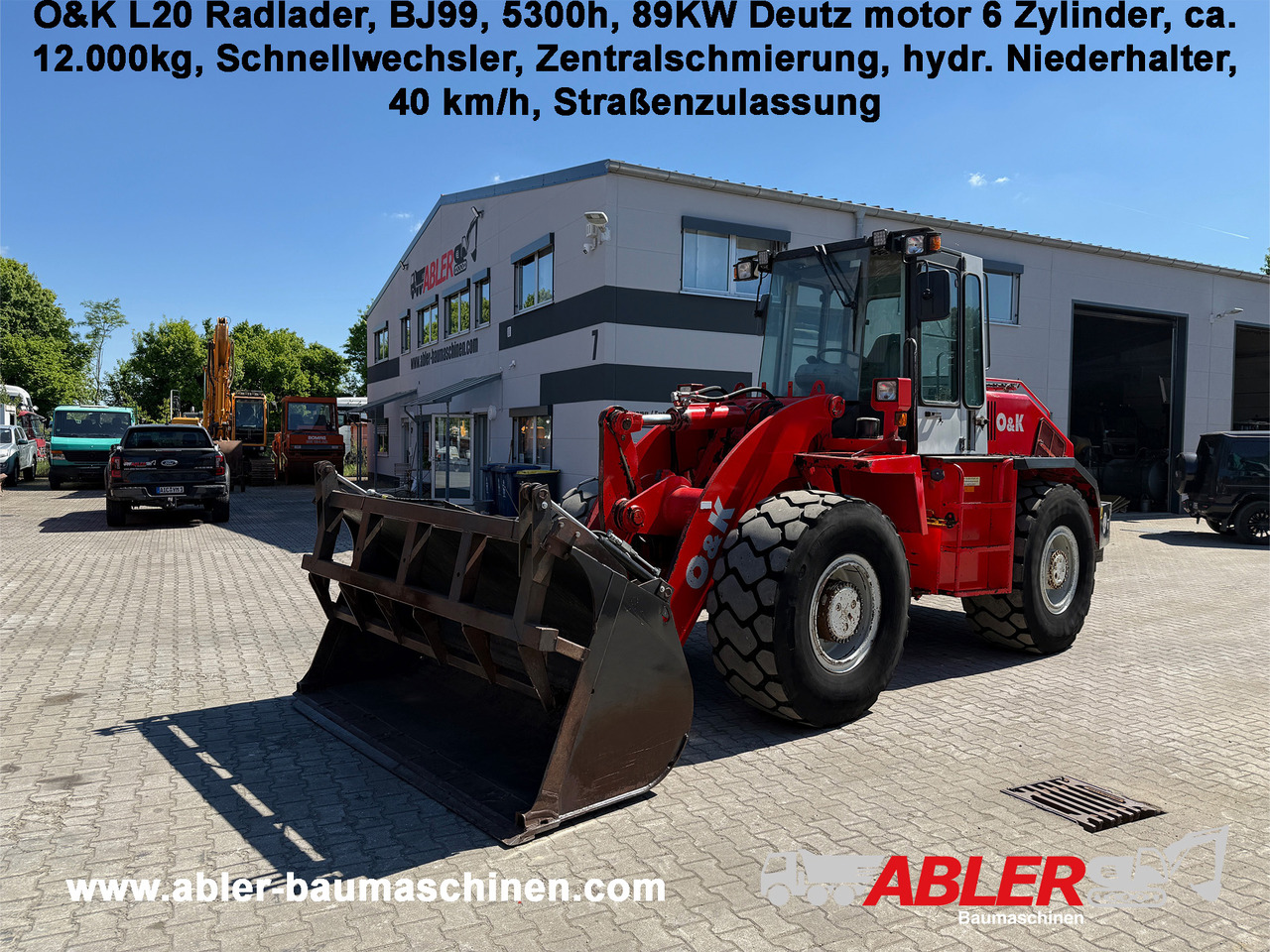 Wiellader O&K L20 Radlader SW: afbeelding 1