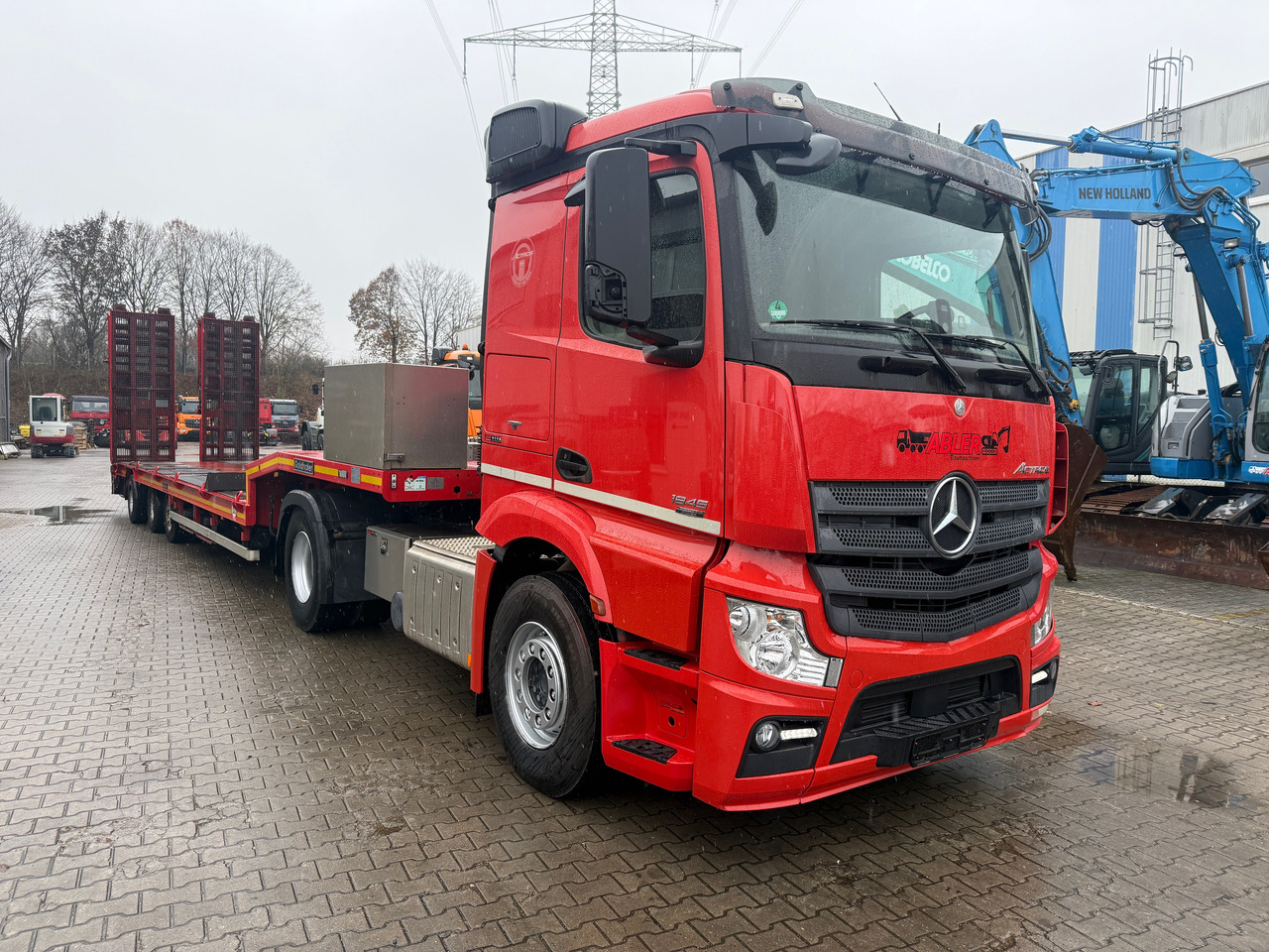 Mercedes-Benz 1845 Actros SZM mit Goldhofer Tieflader Auflieger - Trekker, Dieplader oplegger: afbeelding 3 Mercedes-Benz 1845 Actros SZM mit Goldhofer Tieflader Auflieger - Trekker, Dieplader oplegger: afbeelding 3