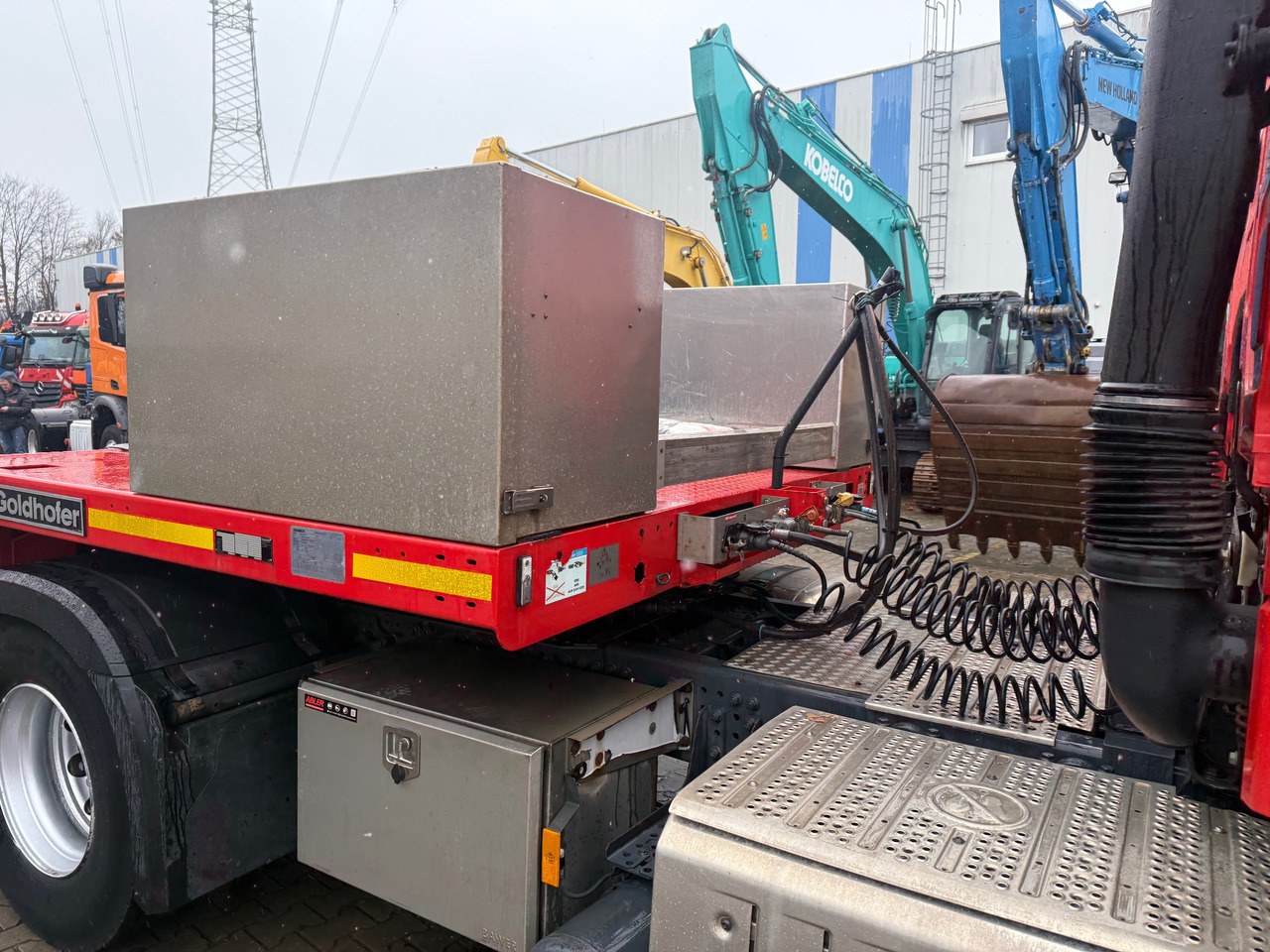 Mercedes-Benz 1845 Actros SZM mit Goldhofer Tieflader Auflieger - Trekker, Dieplader oplegger: afbeelding 5 Mercedes-Benz 1845 Actros SZM mit Goldhofer Tieflader Auflieger - Trekker, Dieplader oplegger: afbeelding 5