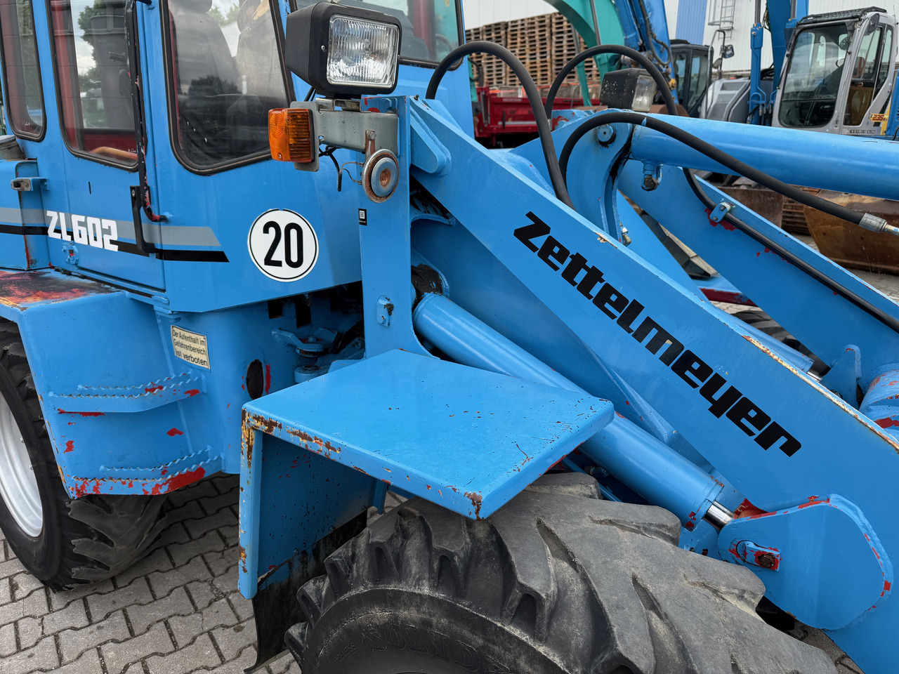Wiellader Zettelmeyer ZL502C Radlader Gabel+Klappschaufel+SW: afbeelding 8
