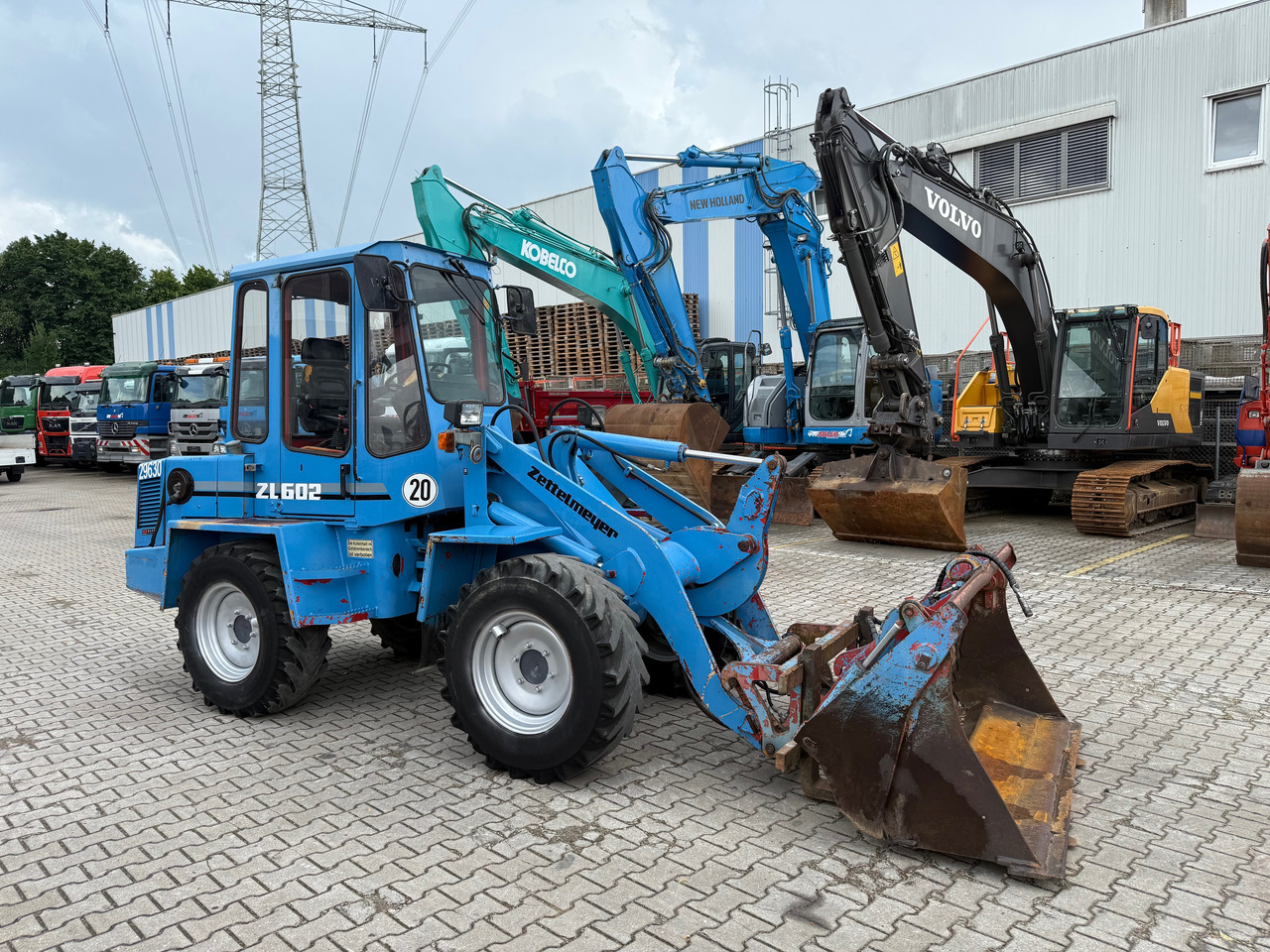 Wiellader Zettelmeyer ZL502C Radlader Gabel+Klappschaufel+SW: afbeelding 7