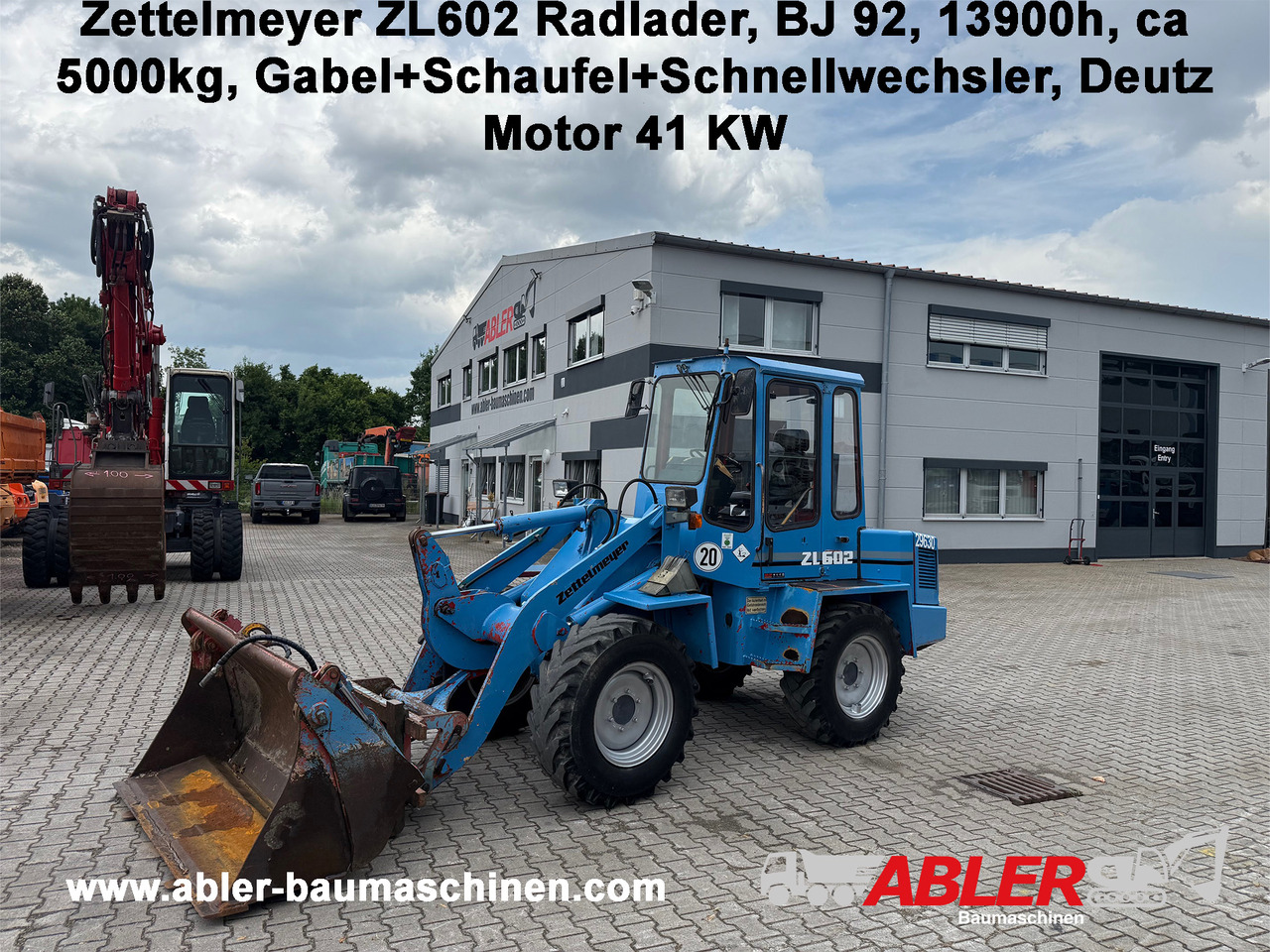 Zettelmeyer ZL502C Radlader Gabel+Klappschaufel+SW - Wiellader: afbeelding 1 Zettelmeyer ZL502C Radlader Gabel+Klappschaufel+SW - Wiellader: afbeelding 1