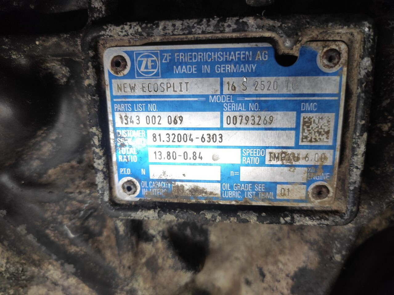 MAN ZF 16S2520TO MAN TGA, TGX, TGS truck - Versnellingsbak voor Vrachtwagen: afbeelding 2 MAN ZF 16S2520TO MAN TGA, TGX, TGS truck - Versnellingsbak voor Vrachtwagen: afbeelding 2