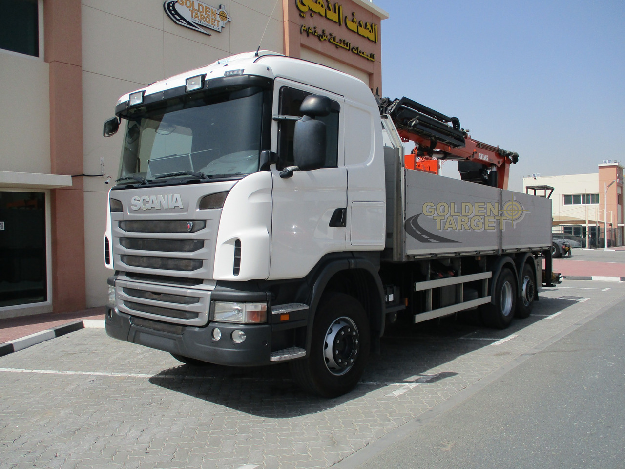 SCANIA G480 6x2 with ATLAS 210.2 Block Crane - Kraanwagen: afbeelding 2 SCANIA G480 6x2 with ATLAS 210.2 Block Crane - Kraanwagen: afbeelding 2