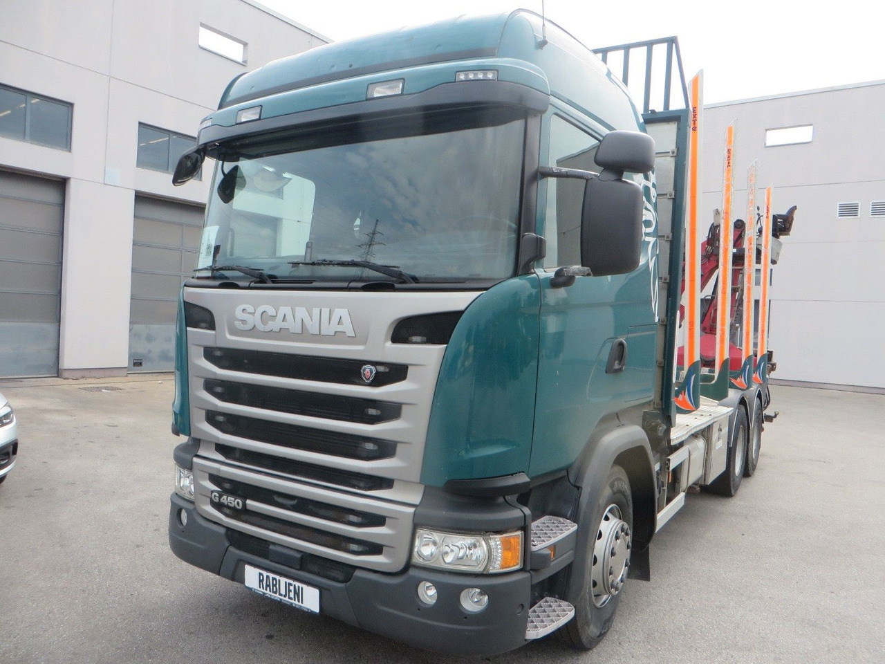 Scania G450 6x4Timber - Houttransport, Kraanwagen: afbeelding 1 Scania G450 6x4Timber - Houttransport, Kraanwagen: afbeelding 1