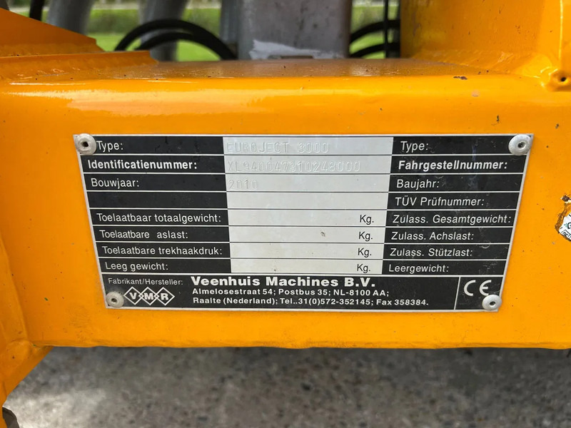 Veenhuis Euroject 3000 5.50 bemester zodebemester - Landbouwmachine: afbeelding 3 Veenhuis Euroject 3000 5.50 bemester zodebemester - Landbouwmachine: afbeelding 3