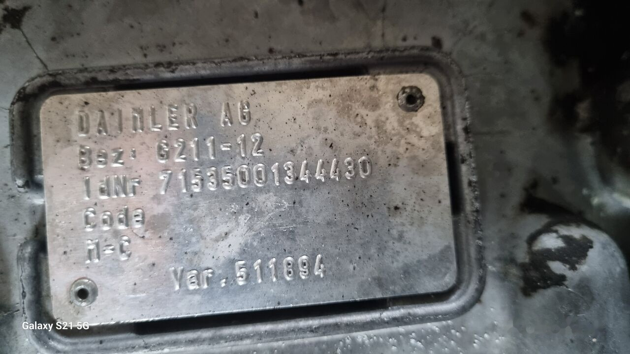 Mercedes-Benz MERCEDES ACTROS MP3 G211-12 715350 Mercedes-Benz ACTROS MP3 - Versnellingsbak voor Vrachtwagen: afbeelding 5 Mercedes-Benz MERCEDES ACTROS MP3 G211-12 715350 Mercedes-Benz ACTROS MP3 - Versnellingsbak voor Vrachtwagen: afbeelding 5
