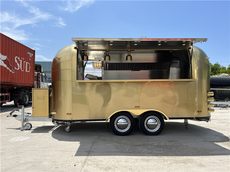 Ice Cream Trailer ,Coffee Food Trailer Gold Food Truck, Burger Foodtruck - Verkoopwagen: afbeelding 2 Ice Cream Trailer ,Coffee Food Trailer Gold Food Truck, Burger Foodtruck - Verkoopwagen: afbeelding 2