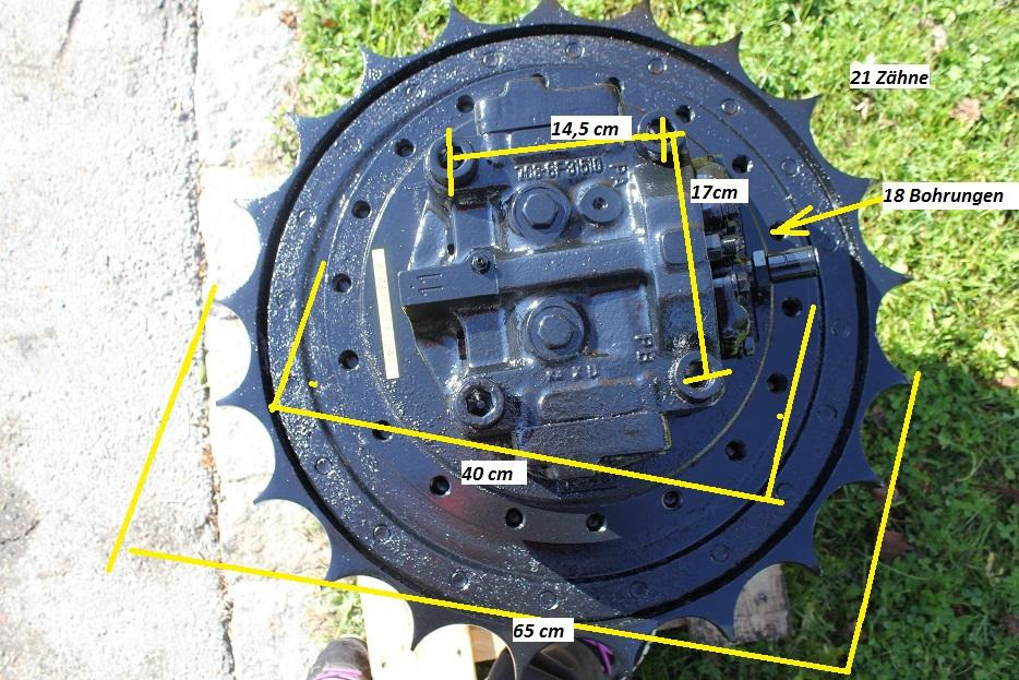 Eindaandrijving voor Bouwmachine Komatsu PC 240: afbeelding 8
