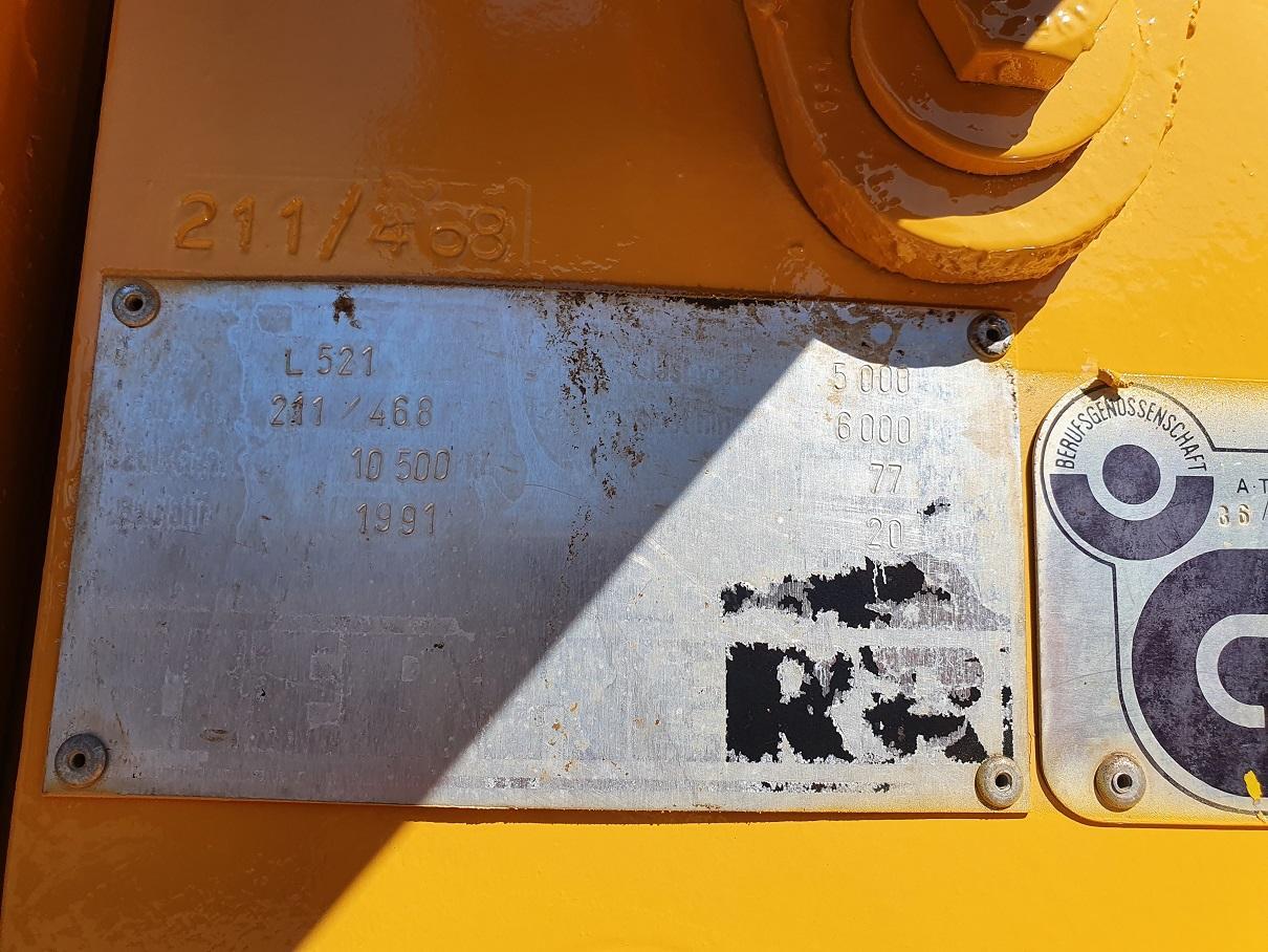 Wiellader Liebherr L 521: afbeelding 13 Wiellader Liebherr L 521: afbeelding 13